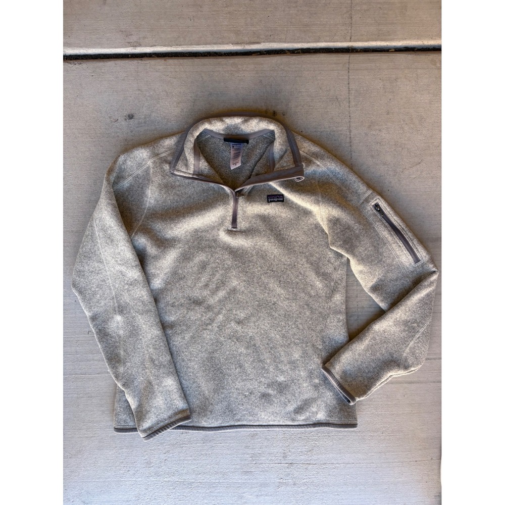 Patagonia Better Sweater Pullover Fleece Quarter Zip Gray Women's M